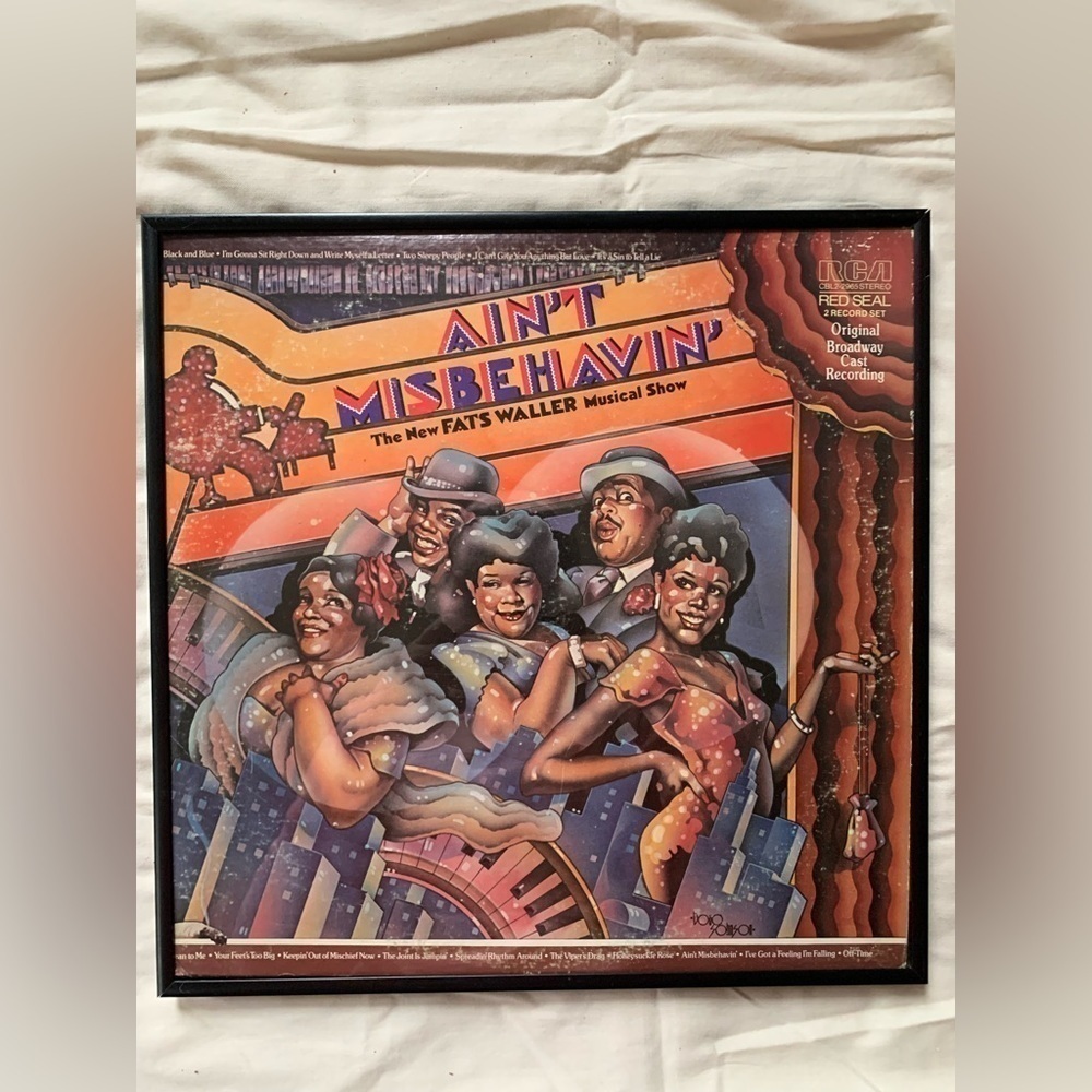 Vintage 1978 RCA 2 Record Set Original Broadway Cast Recording Ain't Misbehavin'